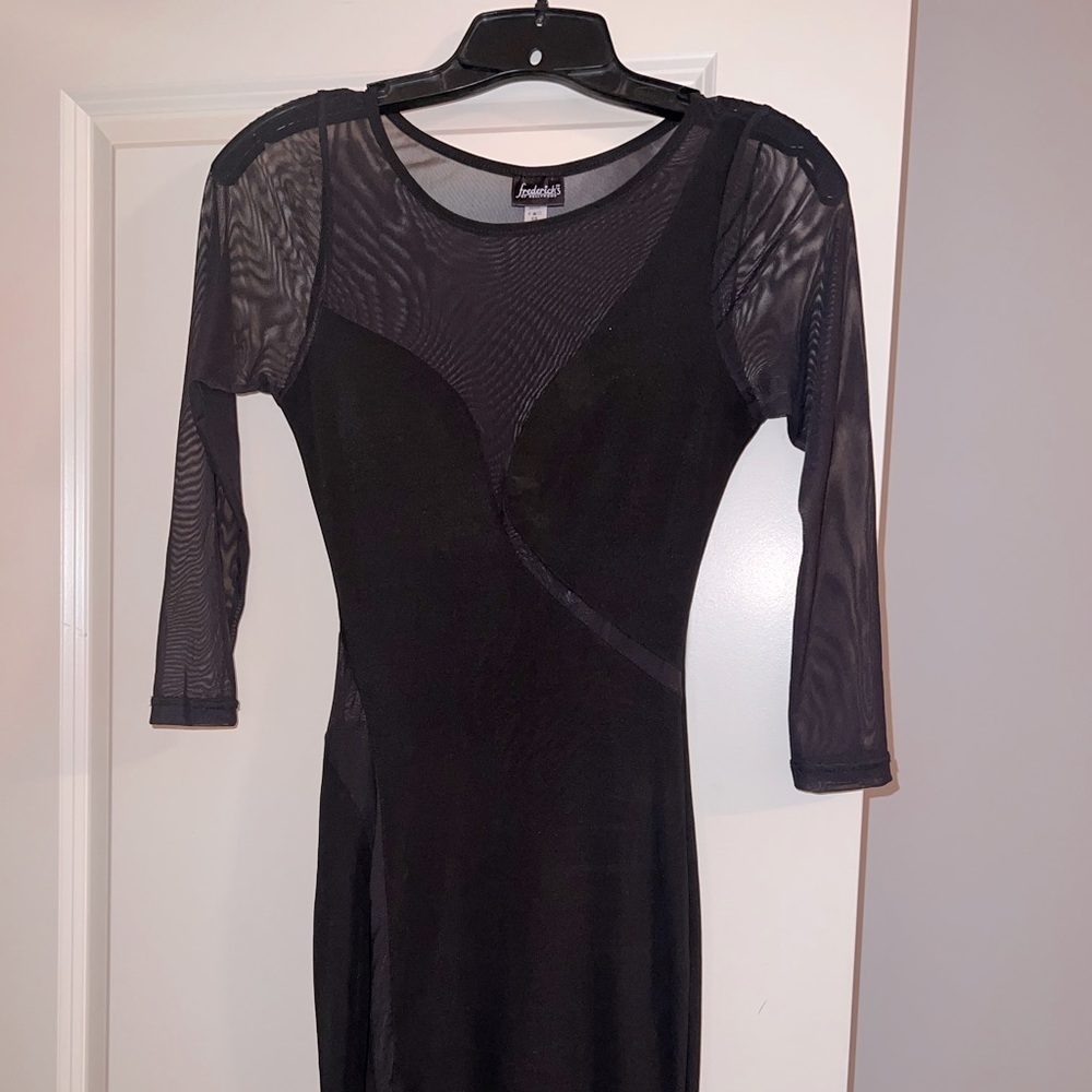 Fredericks of Hollywood cutout mesh sheer dress